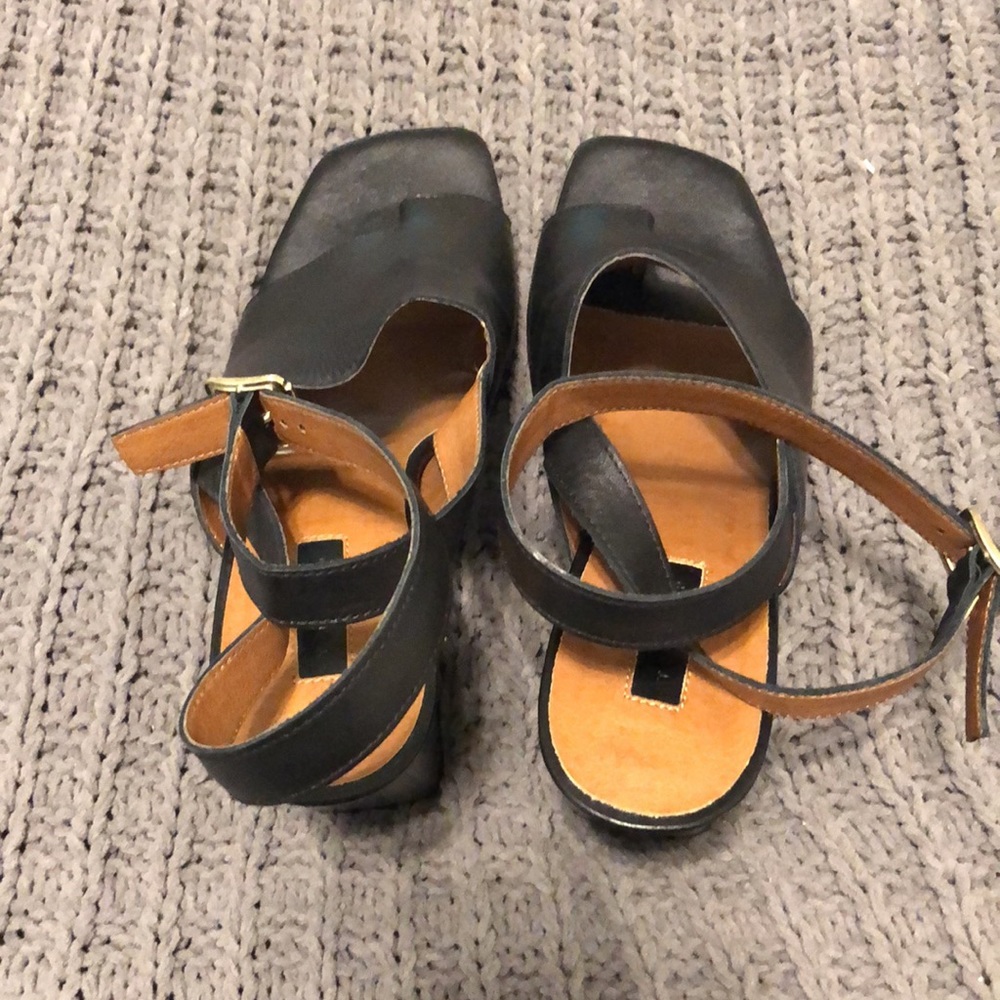 Top shop leather sandals